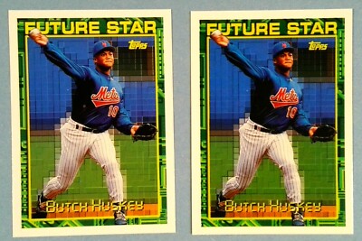 #179 Butch Huskey Lot x2 1994 Topps Future Star New York Mets