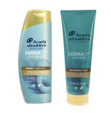 Head Shoulders Derma X Pro Very Dry Scalp Repair 300ml Shampoo + Cond- Twin PACK