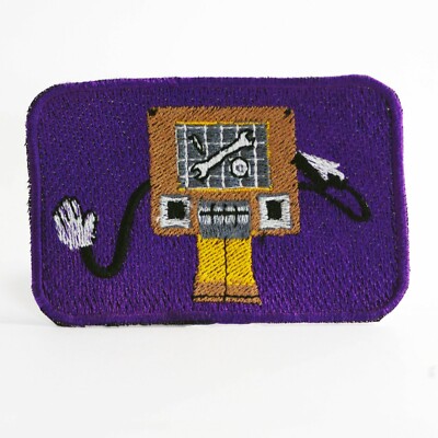 Don't Hug Me I'm Scared - Computer gestickter Aufnäher. Aufnähen/Aufbügeln. 9cm x 6cm