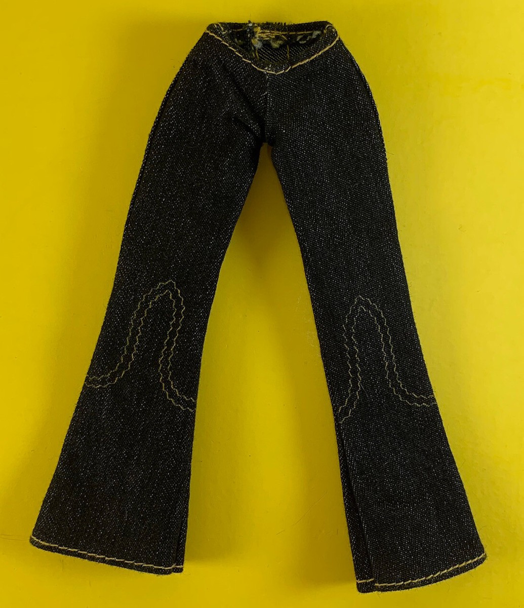 VINTAGE BRATZ XPRESS IT YASMIN CLOTHES CLOTHING BELL BOTTOM JEANS