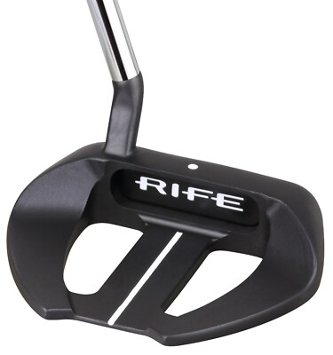 Rife Golf Roll Groove Technology (RH) RG5 Full Mallet Dual Winged Putter (33'')