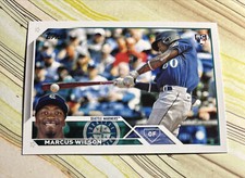 2023 Topps Series 1 - #138 Marcus Wilson (RC) Seattle Mariners