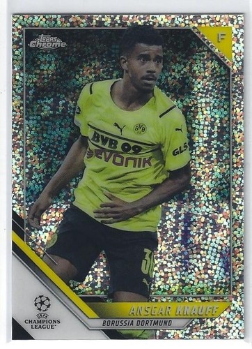 2021 Topps Chrome UEFA Champions League Soccer Speckle Ansgar Knauff #6