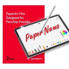 2-Pack Paper Nano Screen Protector for iPad Air 11 Inch 2024 M2 / iPad 10th