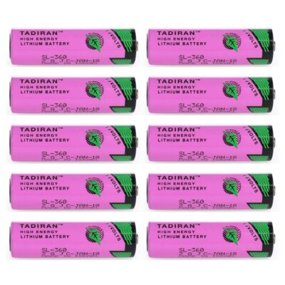 10 Pcs For Tadiran TL-5903 SL-360 3.6V AA Lithium Battery ER14505