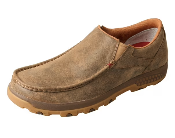 Twisted X MXC0003 Brown Leather Slip On Moccasin Driving Shoes Men\'s Size 9M Twisted X® | Work Slip-On Driving Moc | MDMSC03 main image 3