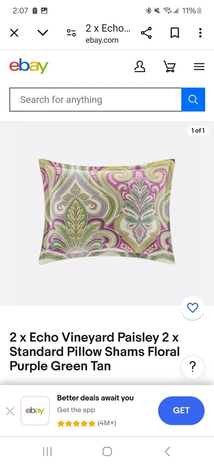 Juego de cama Twin Echo. Usado solo para puesta en escena. Incluye una farsa y edredón. Foto 3 de 3