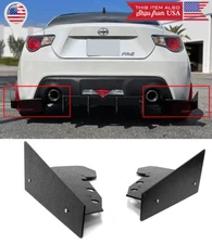 V4 Rear Bumper Winglet Wind Blades Spats Diffuser Fin Wing Fit 13-20 FRS BRZ 86