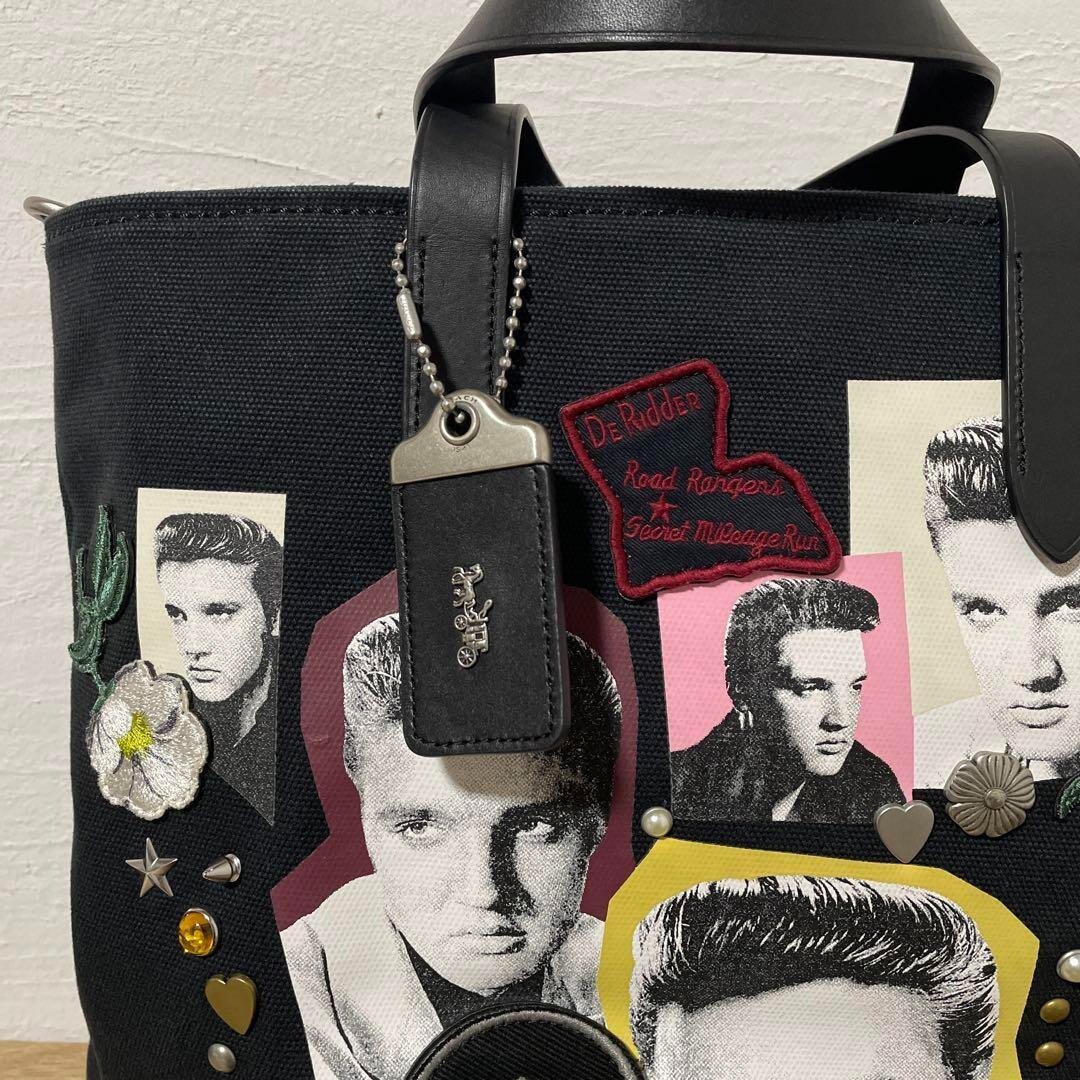 Coach x Elvis Presley Hand Tote Bag Black | eBay