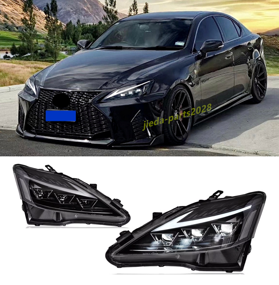 For Lexus IS250 IS300 IS350 LED Headlights 2006-12 DRL Projector