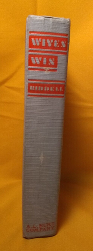 Wives Win by Florence Riddell 1931 Hardcover Vintage - Picture 4 of 20