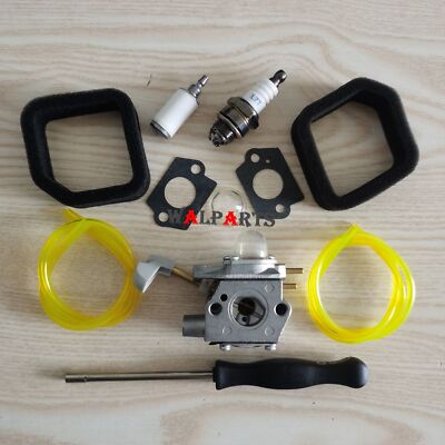 Per Homelite Per 26B Kit Carburatore Soffiatore Foglie Con - Foto 2