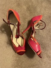 Isola size 7 pumps red and pink pre-owned