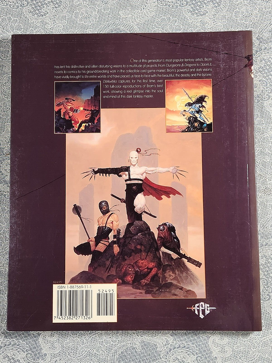 Art of Brom: The Darkwerks by Gerald Brom (1997, Trade Paperback