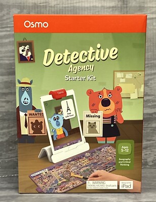 Osmo Detective Agency Starter Kit For iPad with Osmo Base