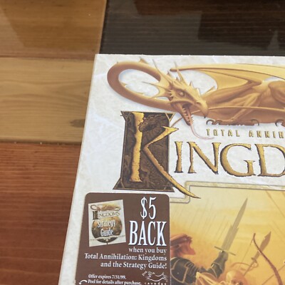 Total Annihilation Kingdoms Big Box PC CD Rom Windows 95/98 Game