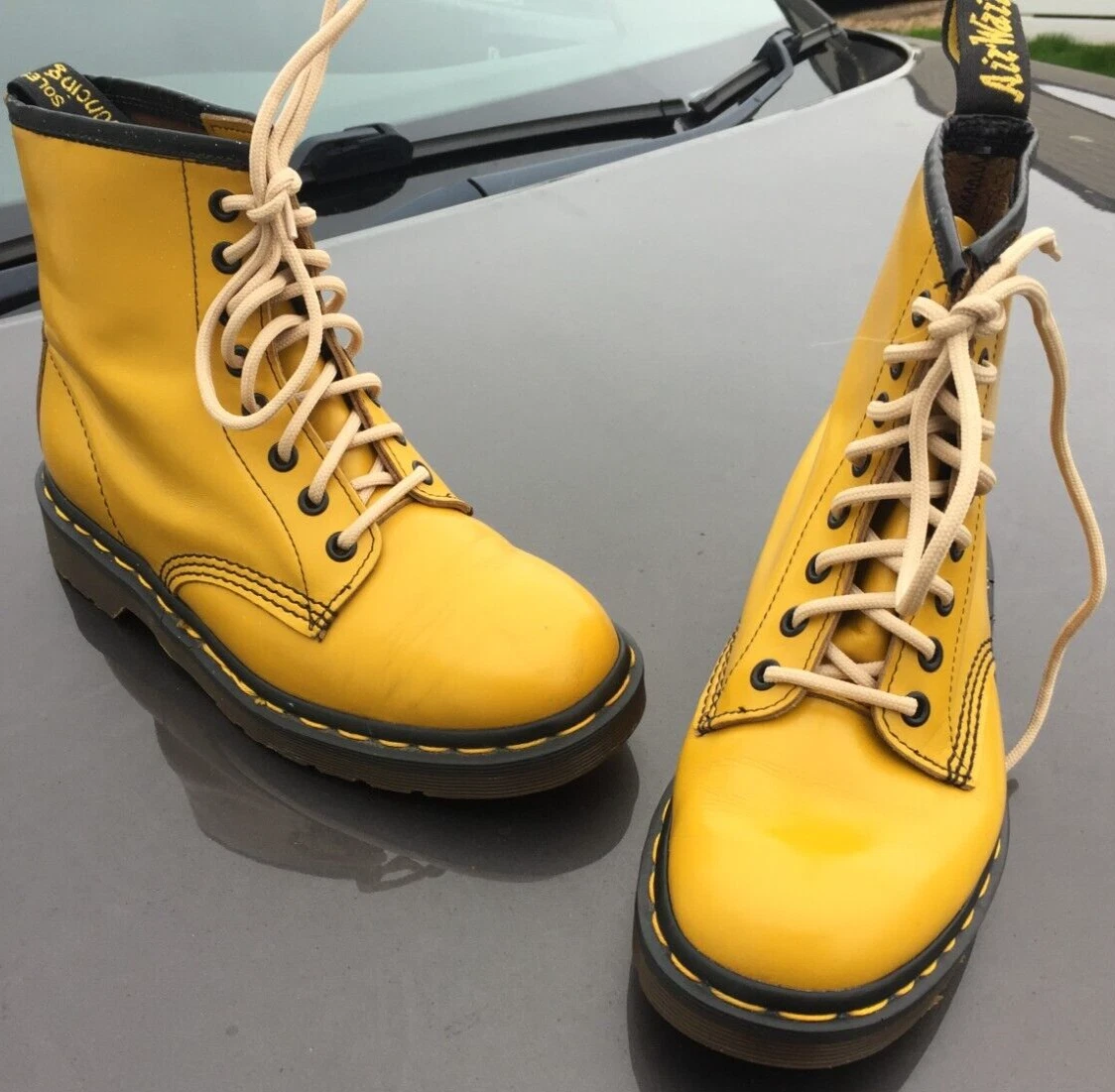 Martens yellow top