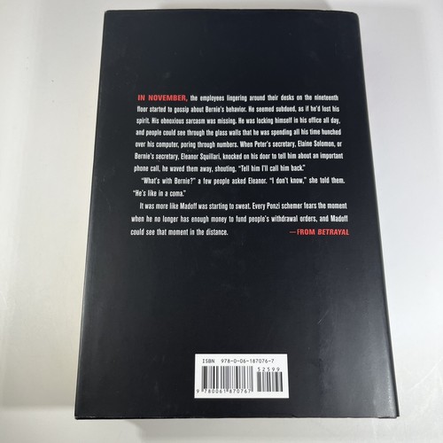 Betrayal: The Life and Lies of Bernie Madoff First Edition HC 2009 Very good - Picture 2 of 10