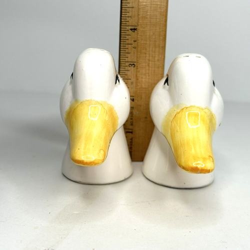 Vintage Testa d'Anatra Sale Pepe Shakers Caccia Uccellini Aviaria Antropomorina *LEGGI - Foto 20 di 20