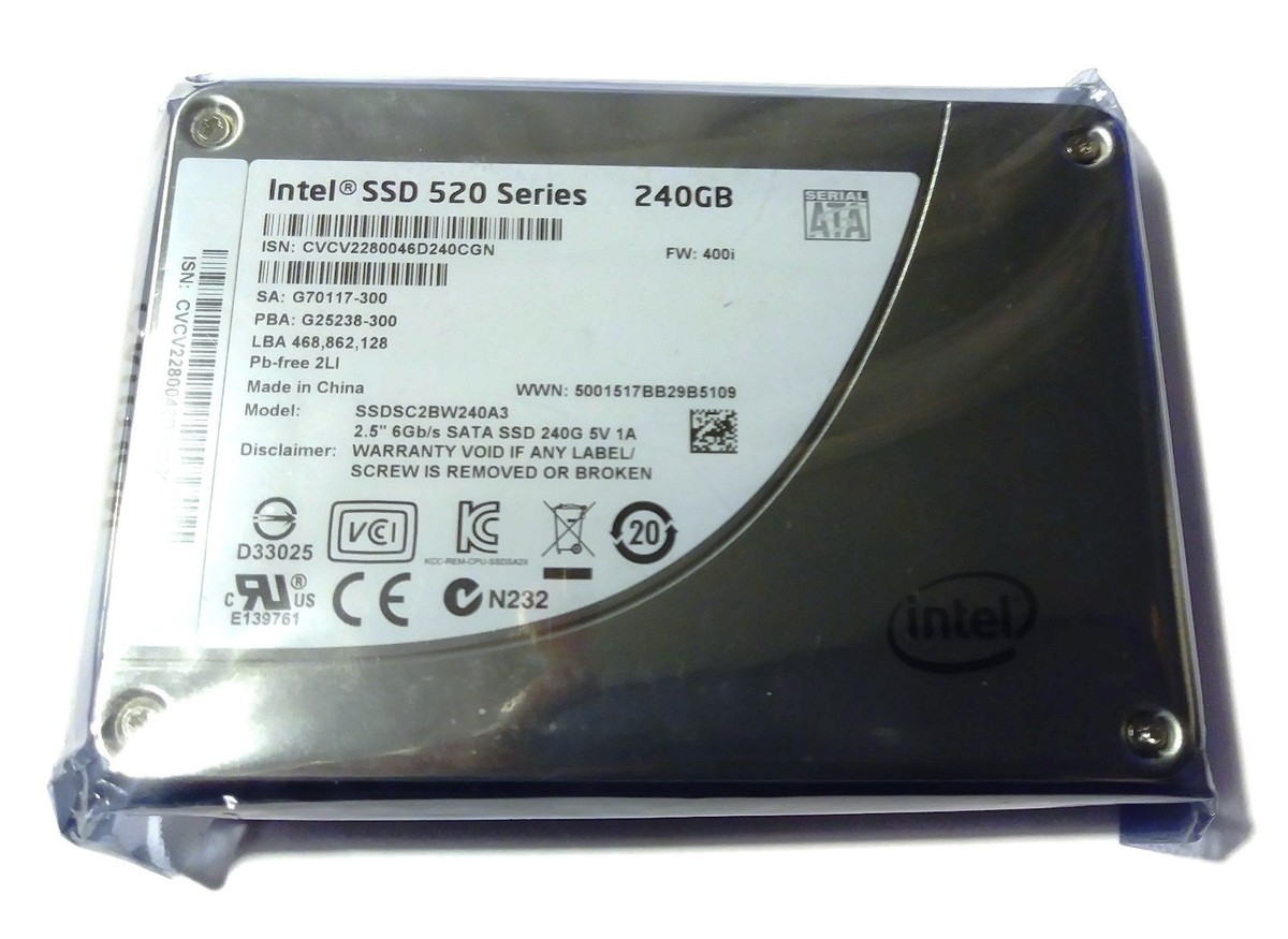 240 Gb Intel Ssd 520 NEW Intel Solid State Drive 520 Series 240GB