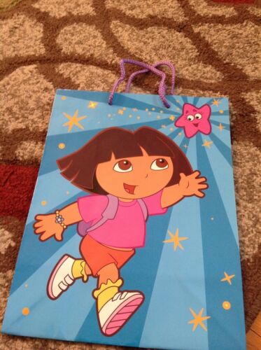New Vintage 2003 Gibson Greetings DORA the Explorer & Boots Monkey Gift Bag