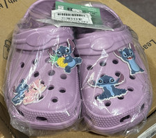 Disney Stitch Classic Clogs F F Stores - Nwt Size 29 - 11.5 Girls