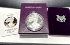 1986 - S Proof  American Silver Eagle 1oz  .999 Fine US OGP + COA