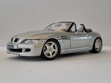 1:18 Bburago 1996 BMW M Roadster Silver Diecast Car Boxed