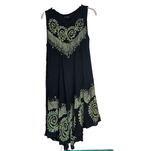 beach by exist dress velvet touch finish · VENDOR COLOR-Blue Multi Lace minidress Color:N/I