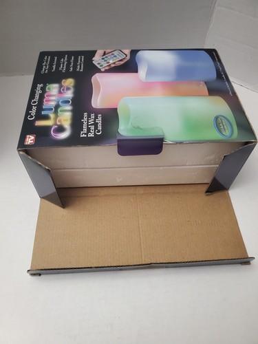 Color Changing Luma Candles. New in Open Box. Flameless Real Wax Candles. - Picture 15 of 15