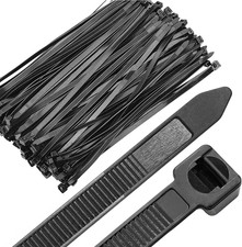 .- Set mit 100 Kunststoff-Kabelbindern - 100 St&uuml;ck, Serflex, Kabelbinder, Rislan