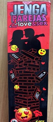 Jenga Couples Love And Sex, THIS GAME IS IN SPANISH
