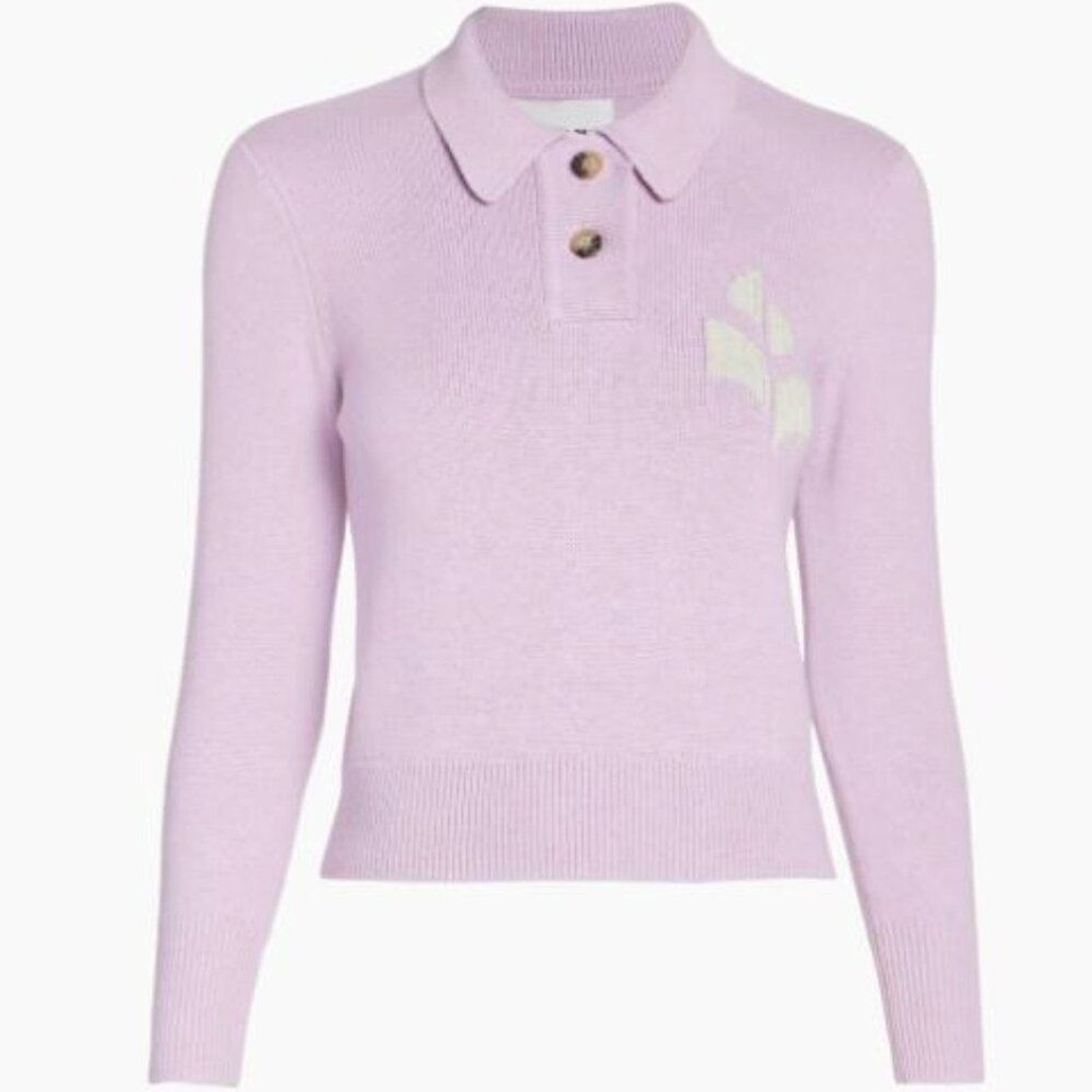 ISABEL MARANT ETOILE Darling Lavender Nola Logo Sweater Sz 38 NWT SOLD-OUT $500+ image 4
