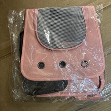 Travel Cat Dog Backpack Breathable Out Door Portable Pink