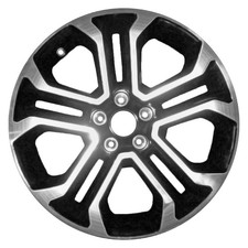 Refurbished Machined and Painted Gloss Black Aluminum Wheel 18 x 7
