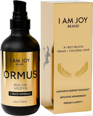 #ad I am Joy Ormus Gold Oil 4oz Monoatomic Pineal Decalcify DNA Repair 120ml Liquid $9.45