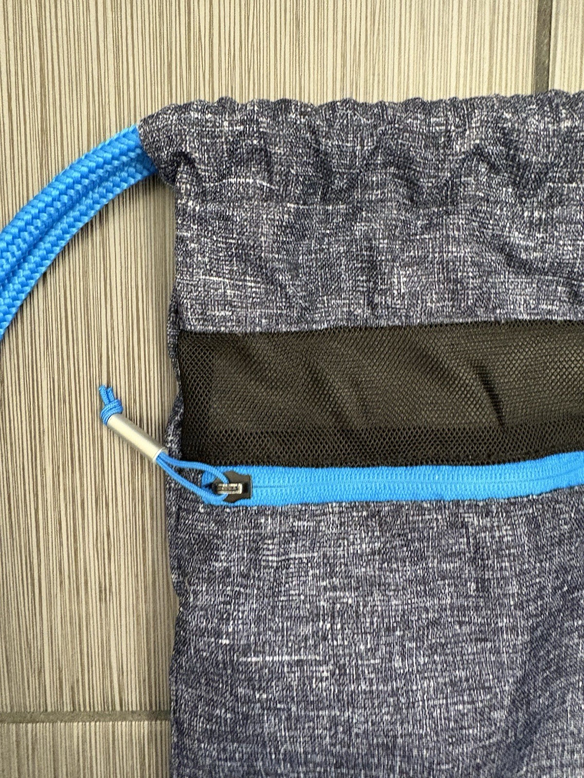 Nike Heritage Drawstring Backpack Blue Lightweight - image 3