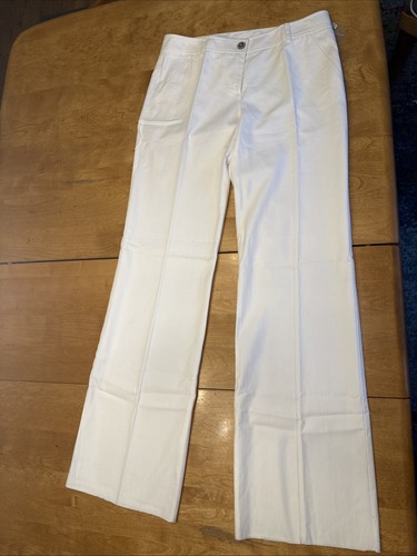 Missoni, Vintage NWOT Missoni Low Rise Wide Leg Pants Women’s Sz 10 Unfinished Hem