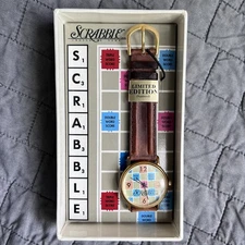Scrabble Watch, Limited Edition Numbered - New in box