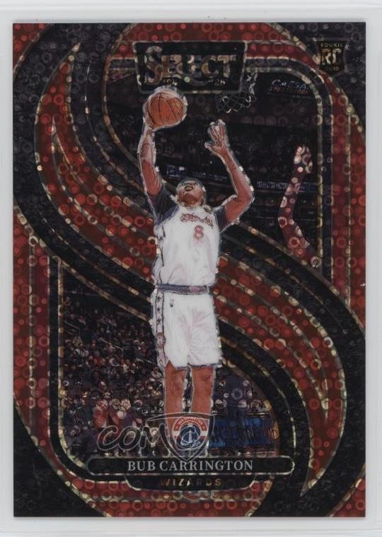 2024 Panini Select Premier Level Red Disco Prizm 11/49 Bub Carrington #197 7y2