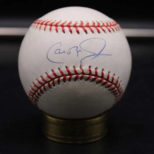 Cal Ripken Jr. Signed Rawlings OAL Baseball Budig Orioles Autograph ZJ20202