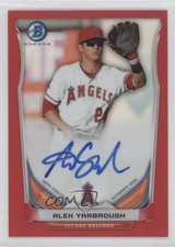 2014 Bowman Prospect Chrome Red Refractor 2/5 Alex Yarbrough #BCAP-AY Auto 5c9