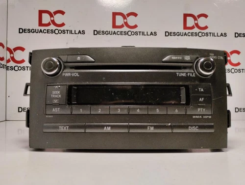 8612002520 Sistema Audio/Radio Cd para TOYOTA AURIS (E15) Luna+ 2008 152969 - Imagen 1 de 9
