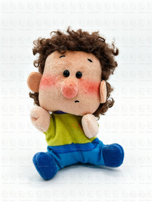 The Green Light Party The Freckled Curly-Haired Family Plush Beanbag Cute Gift
