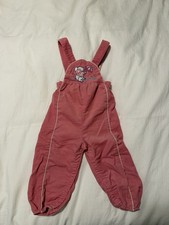 Vintage Carter s Pink Overalls With Mouse And Umbrella Size 18m