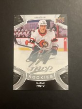 Shane Pinto Silver Auto Script Parallel Rookies #236 - 2021-22 Upper Deck MVP