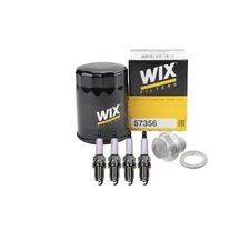 Wix Engine Oil Filter & Denso 4 Iridium LL Spark Plugs kit for Accord Fit L4 FWD