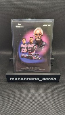 Topps Formula 1 F1 Lights Out 2025 - BWT Alpine Team Card - Gasly Colapinto