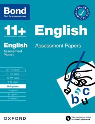 11+ ENGLISH ASSESSMENT PAPERS 8-9 YEARS by Sarah Lindsay Paperback Self Help