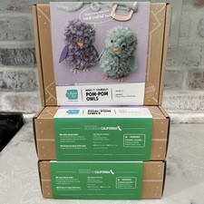 1 Kiwi Co Pom-Pom Making Kit Owl Educational DIY Craft 5 